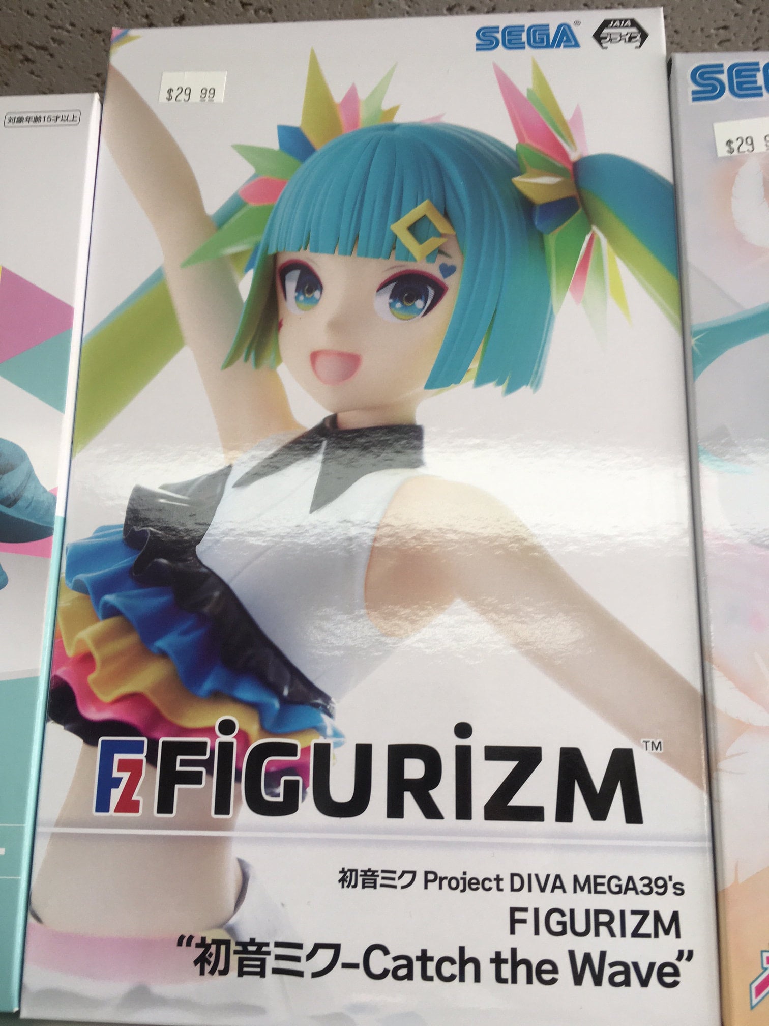 Hatsune Miku Project Diva Figurizm Catch The Wave Sega Figure Anime